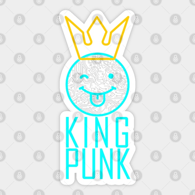 King Punk Sticker by AdiDsgn